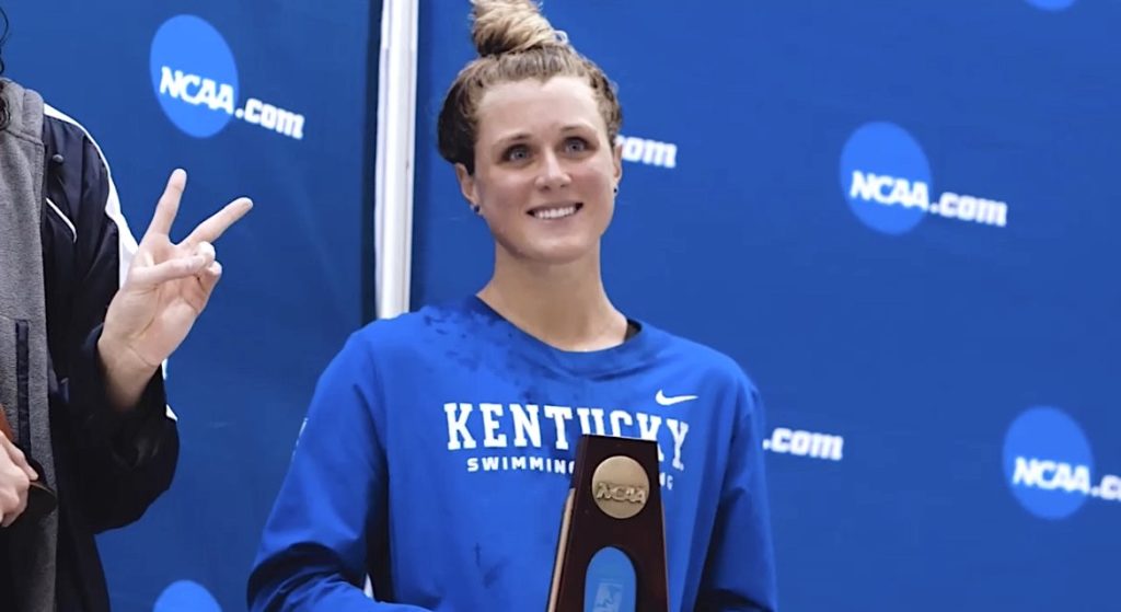 University of Kentucky swimmer